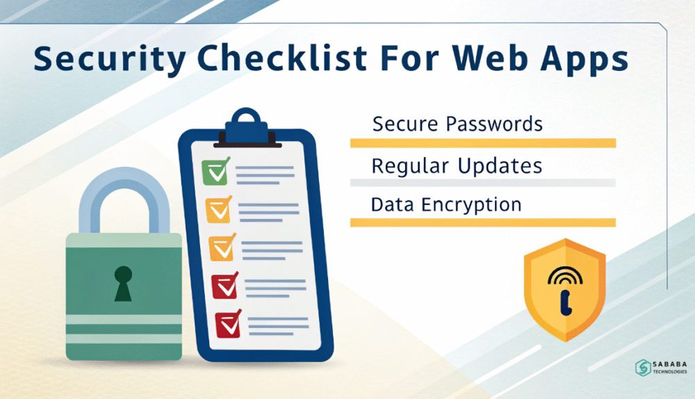 Security Checklist for Web Apps