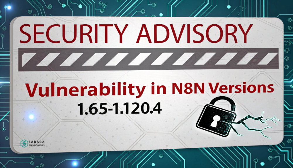 Security Advisory Security Vulnerability in n8n Versions 1.65-1.120.4